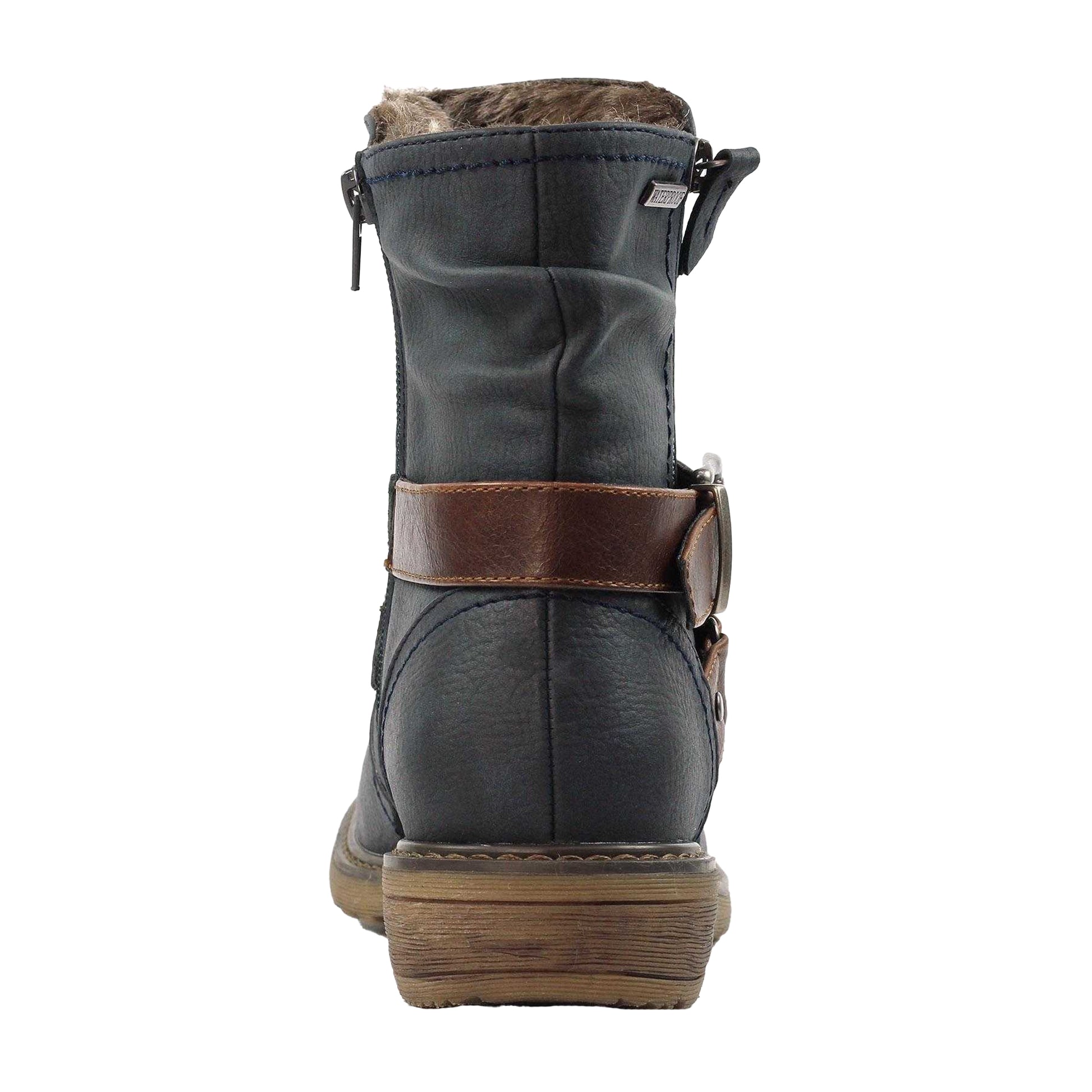 Blue - Back - Lunar Womens-Ladies Chime III Waterproof Boots