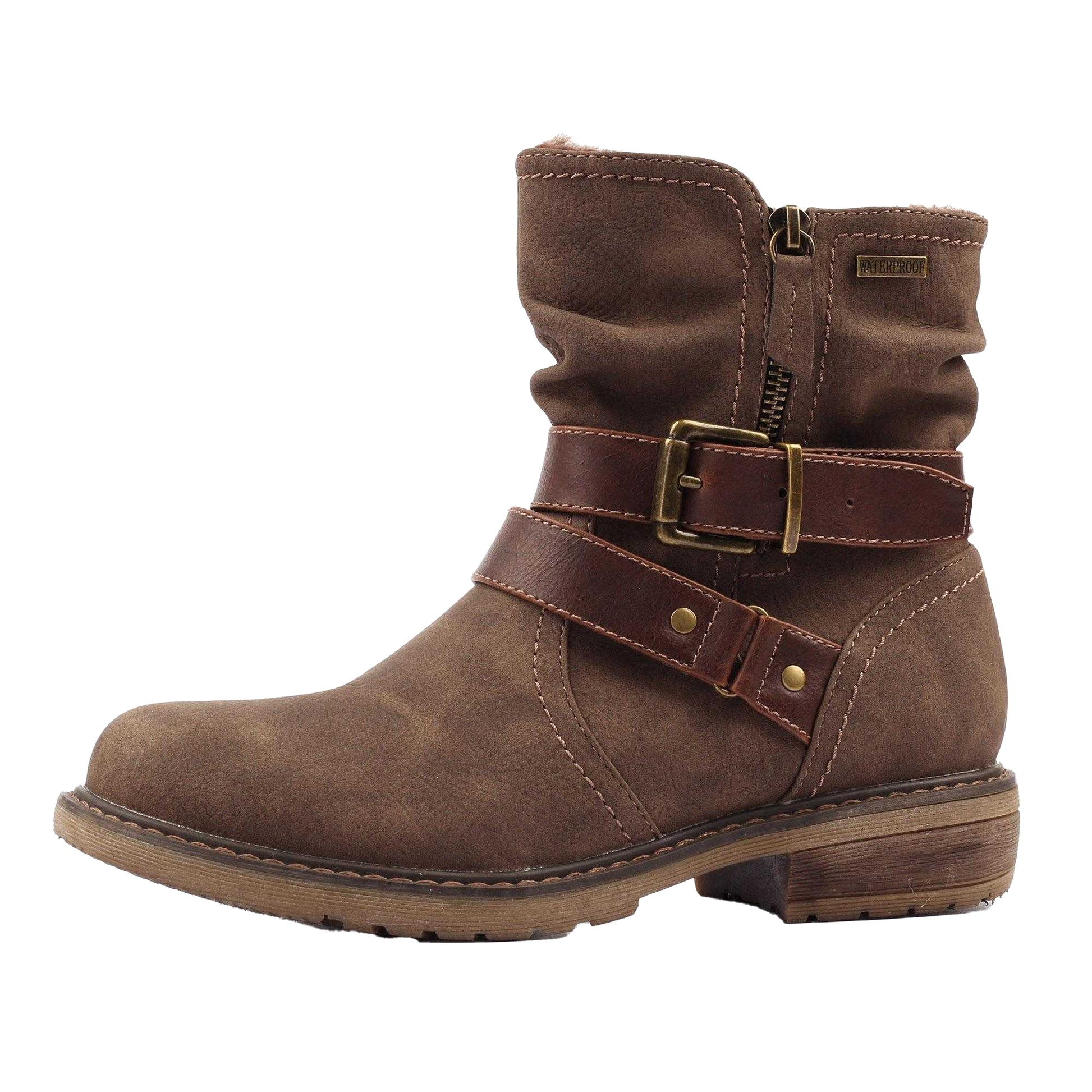 Taupe - Front - Lunar Womens-Ladies Chime III Waterproof Boots