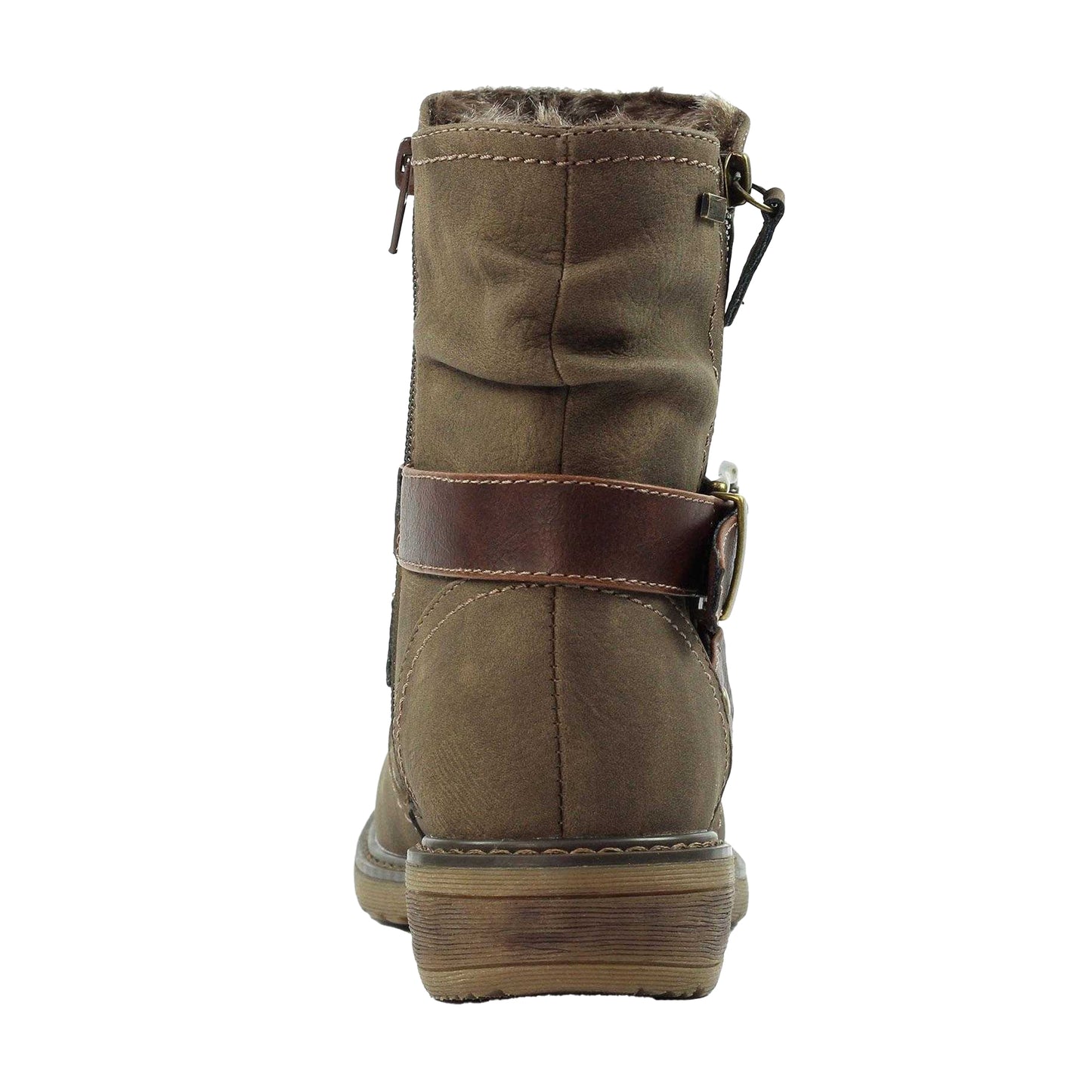 Taupe - Back - Lunar Womens-Ladies Chime III Waterproof Boots
