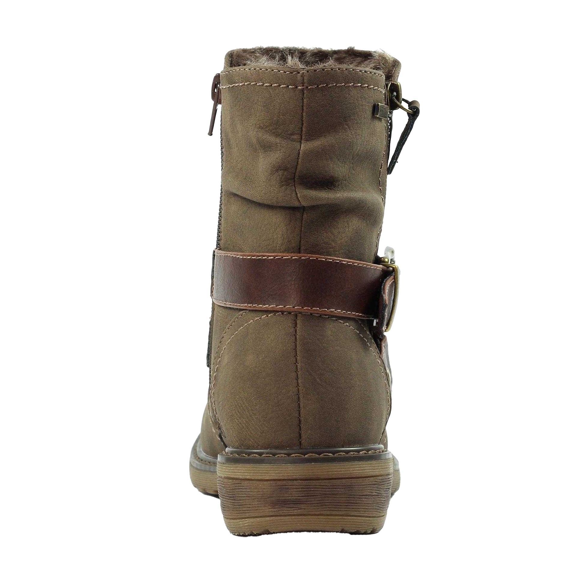 Taupe - Back - Lunar Womens-Ladies Chime III Waterproof Boots