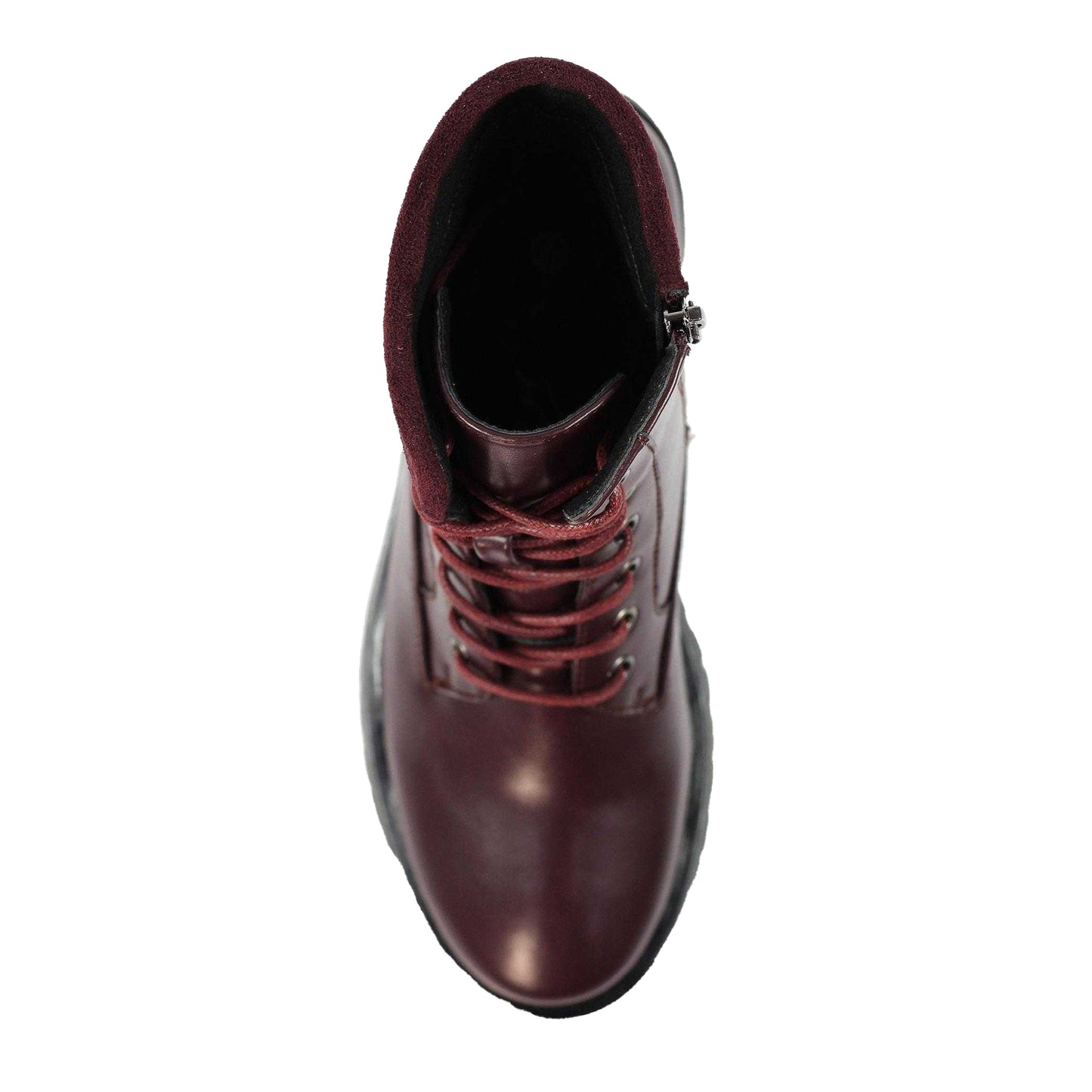 Burgundy - Lifestyle - Lunar Womens-Ladies Dante Ankle Boots