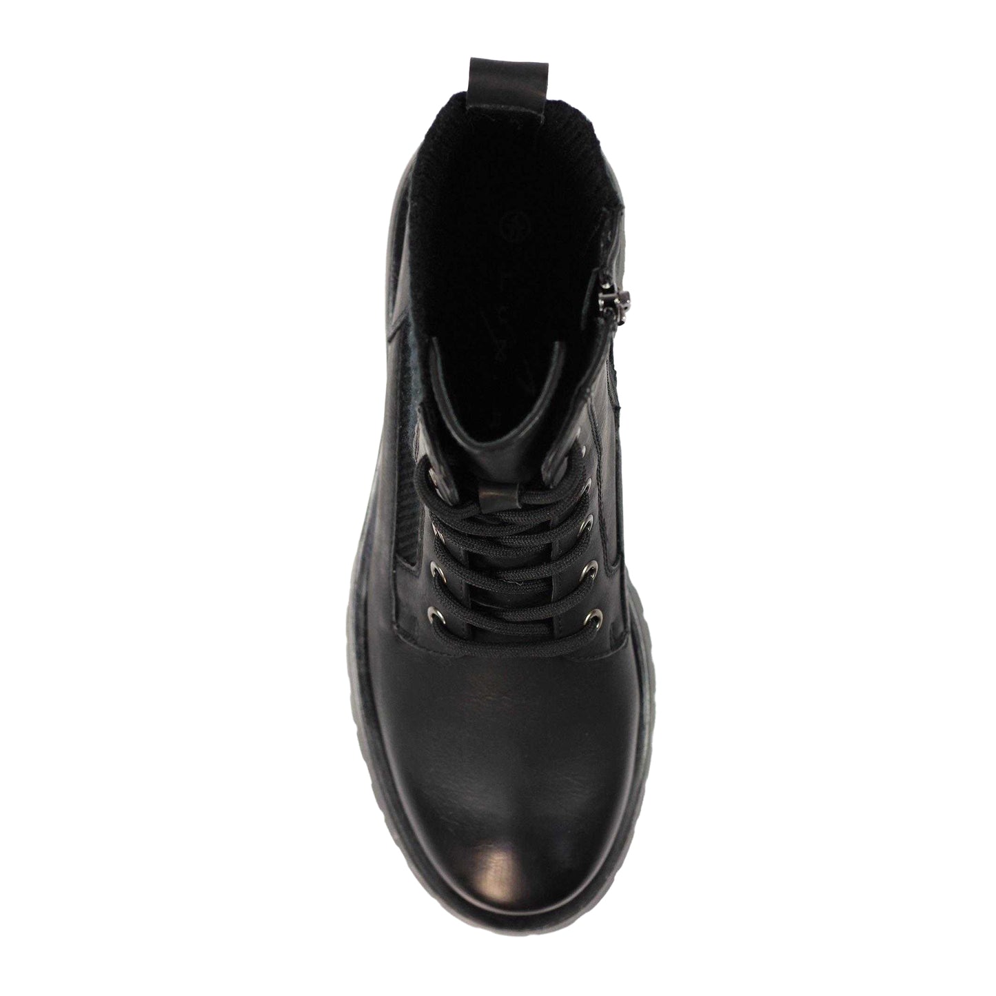 Black - Lifestyle - Lunar Womens-Ladies Tetris Ankle Boots