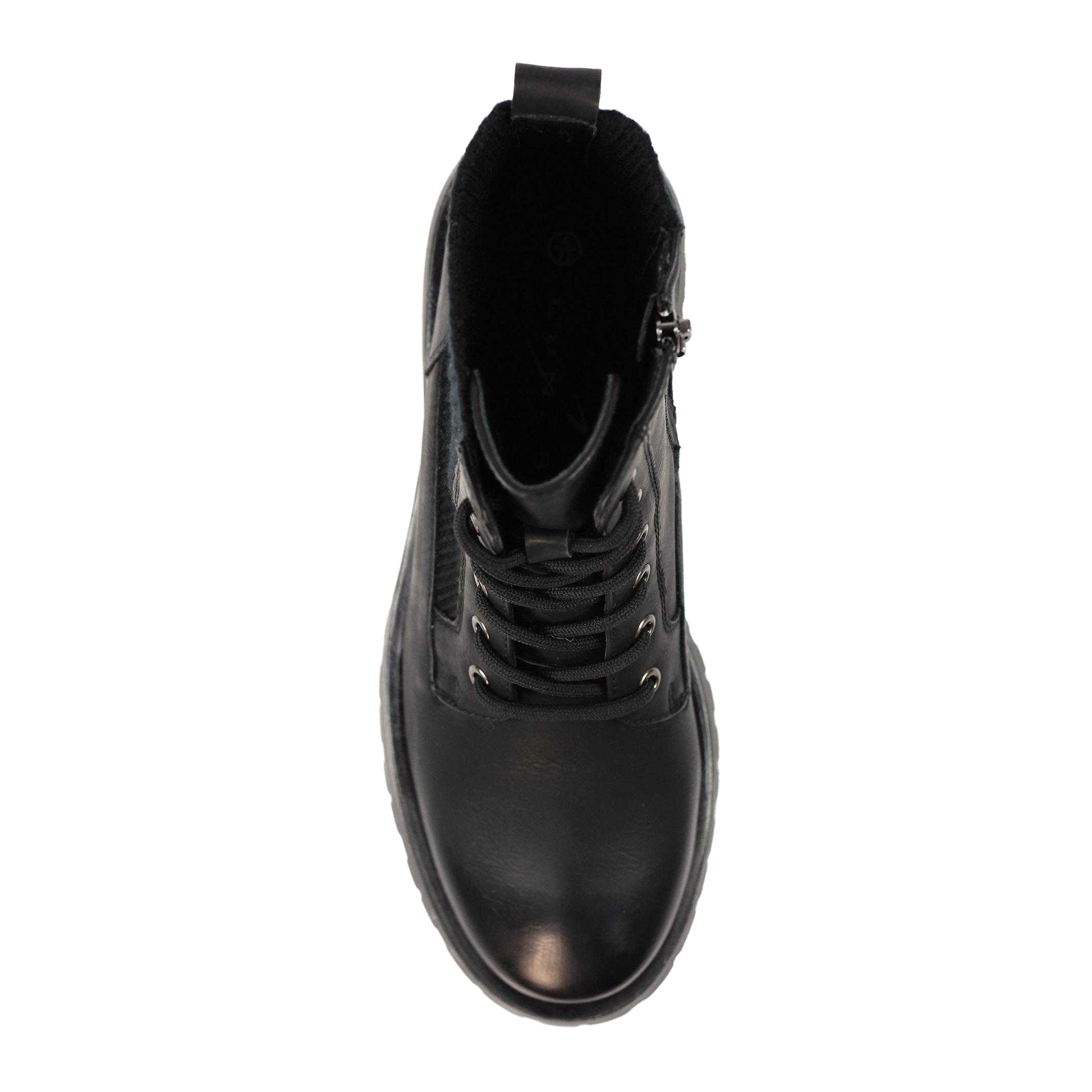 Black - Lifestyle - Lunar Womens-Ladies Tetris Ankle Boots