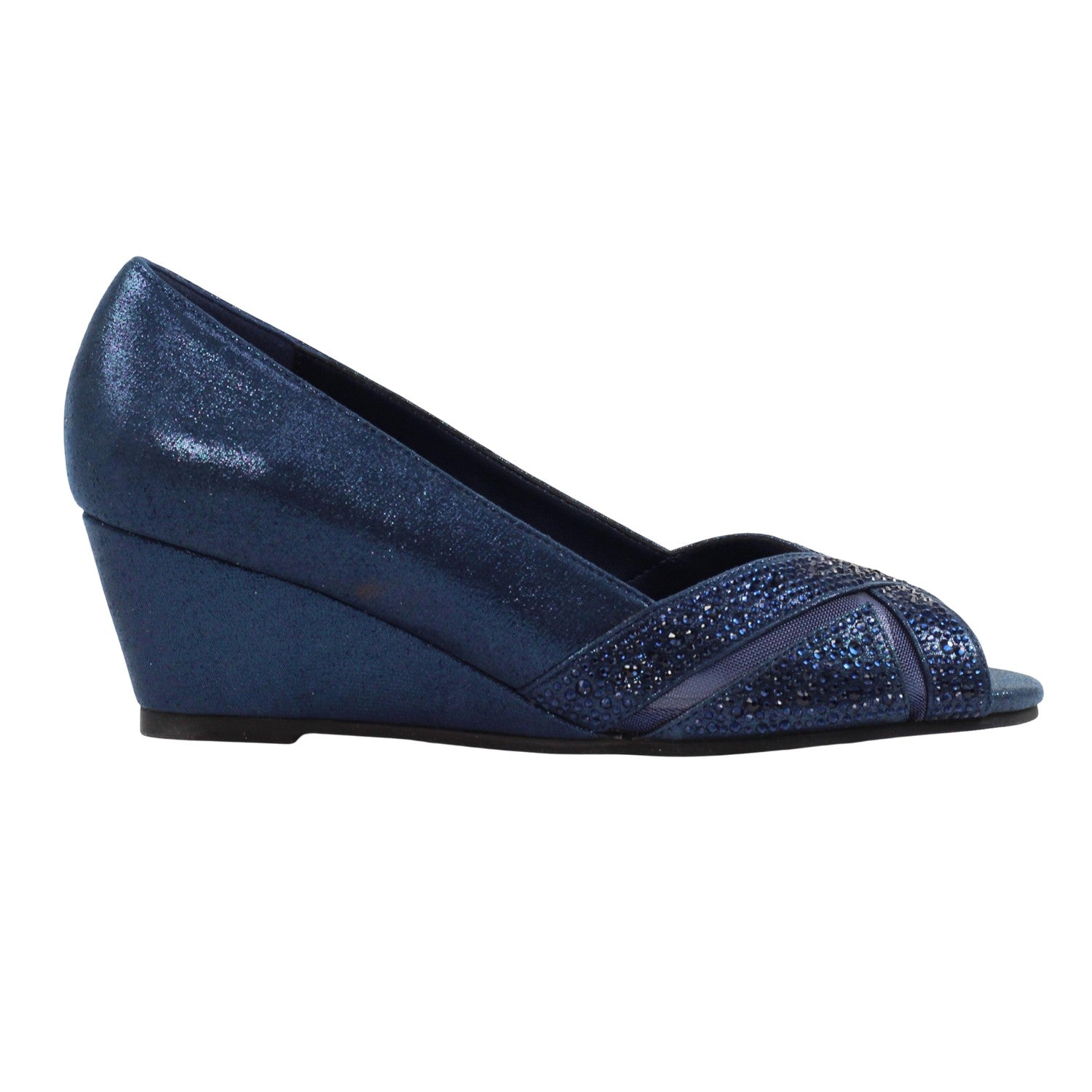 Blue - Back - Lunar Womens-Ladies Adriana Shoes