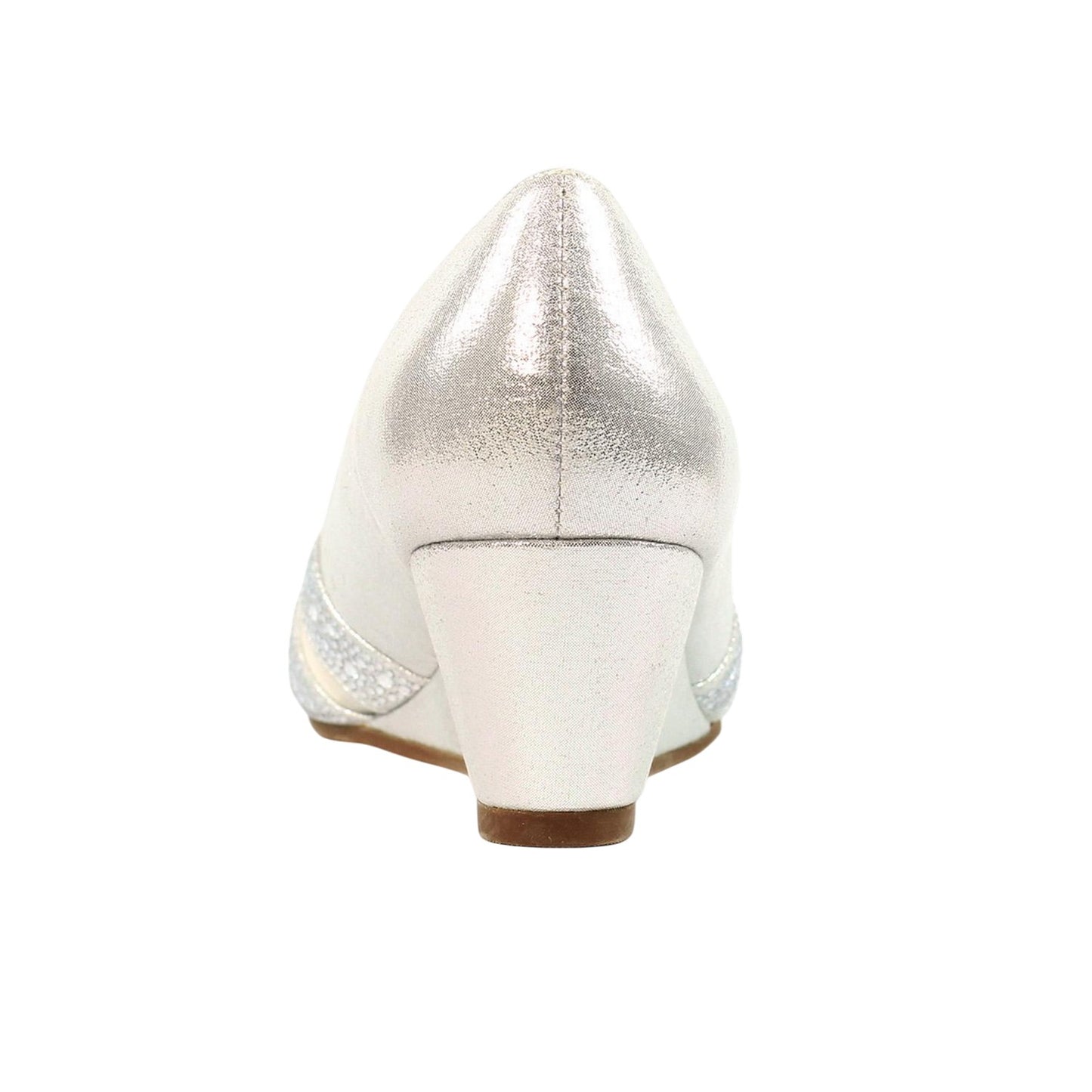 Silver - Back - Lunar Womens-Ladies Adriana Shoes