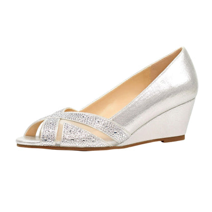 Silver - Lifestyle - Lunar Womens-Ladies Adriana Shoes
