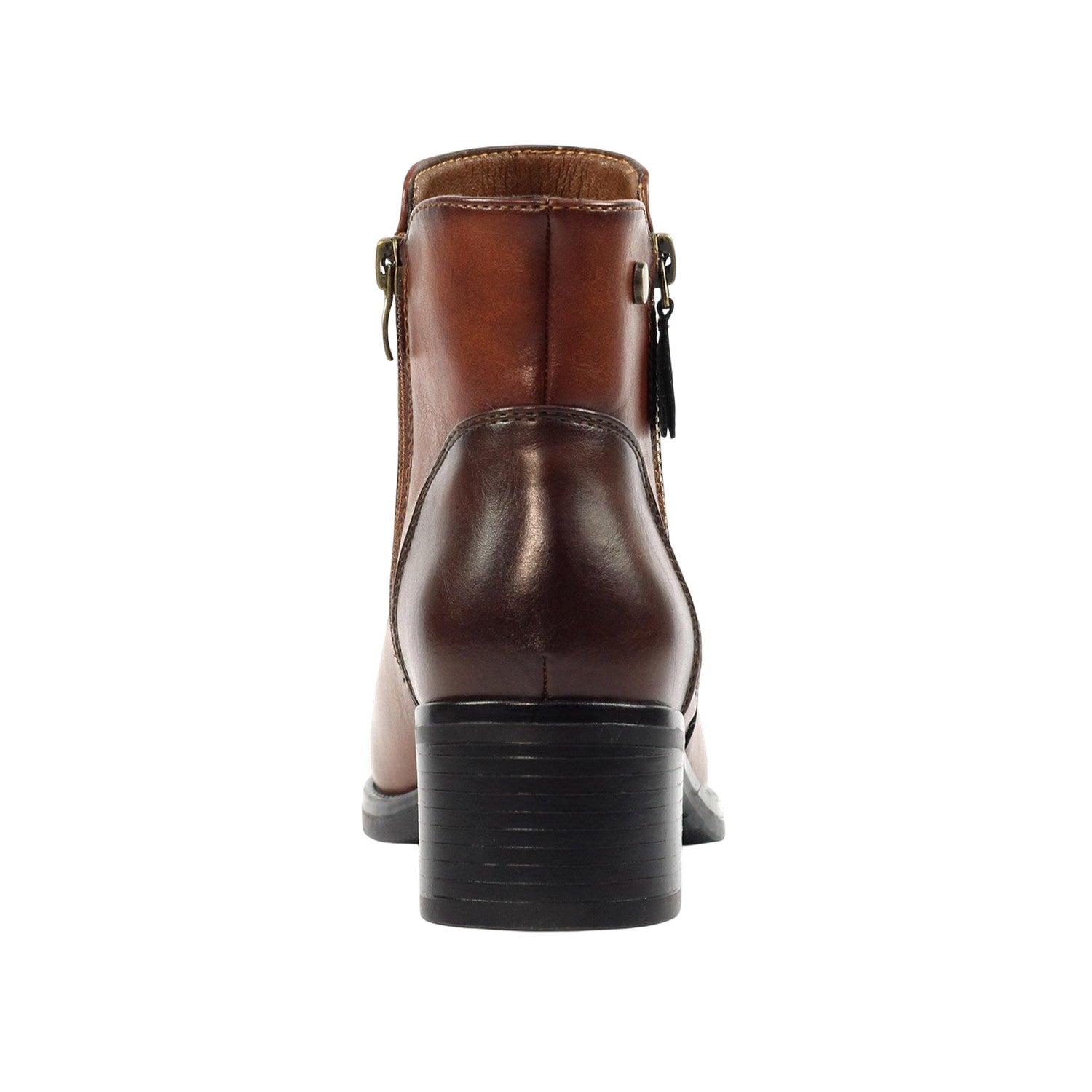 Tan - Back - Lunar Womens-Ladies Sabina Ankle Boots