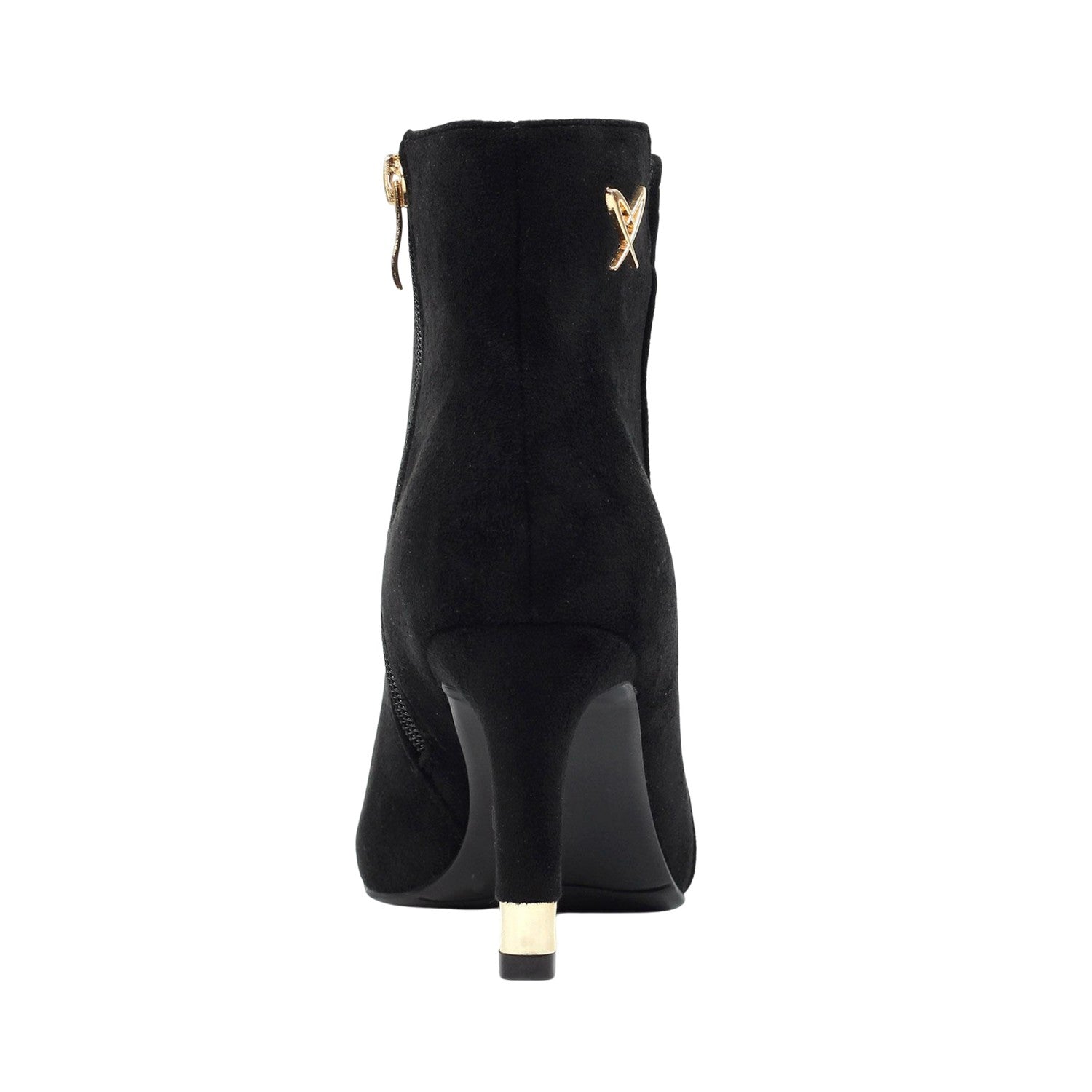 Black - Back - Lunar Womens-Ladies Sadie Ankle Boots