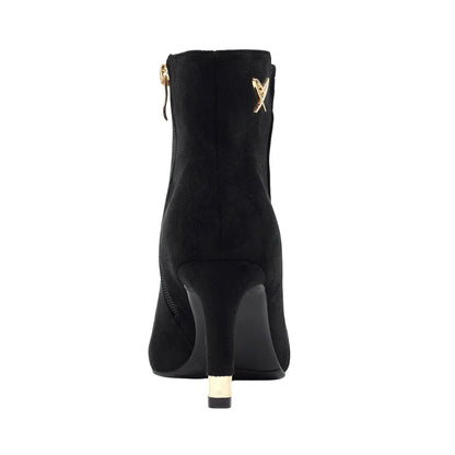 Black - Back - Lunar Womens-Ladies Sadie Ankle Boots