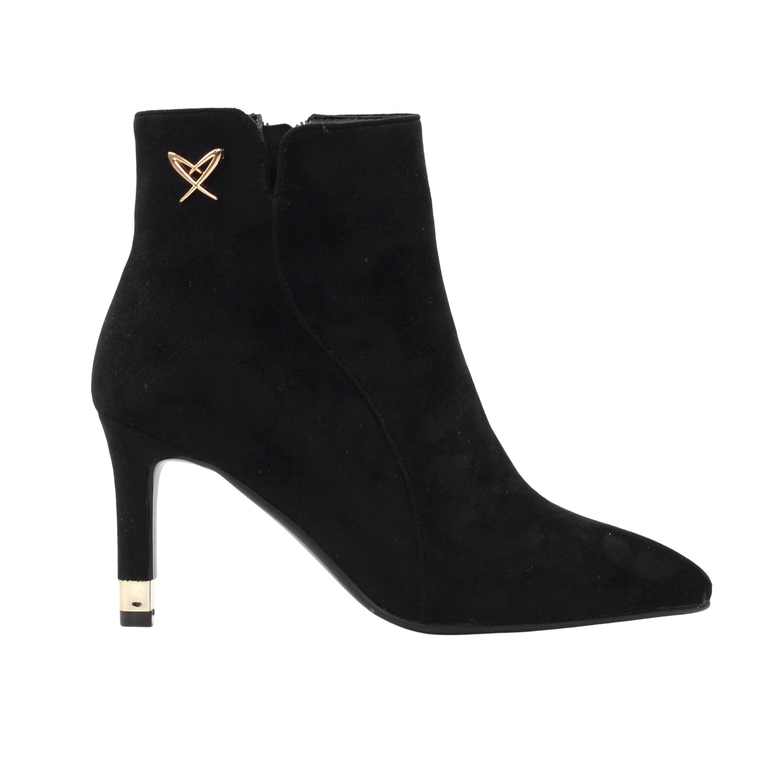 Black - Side - Lunar Womens-Ladies Sadie Ankle Boots