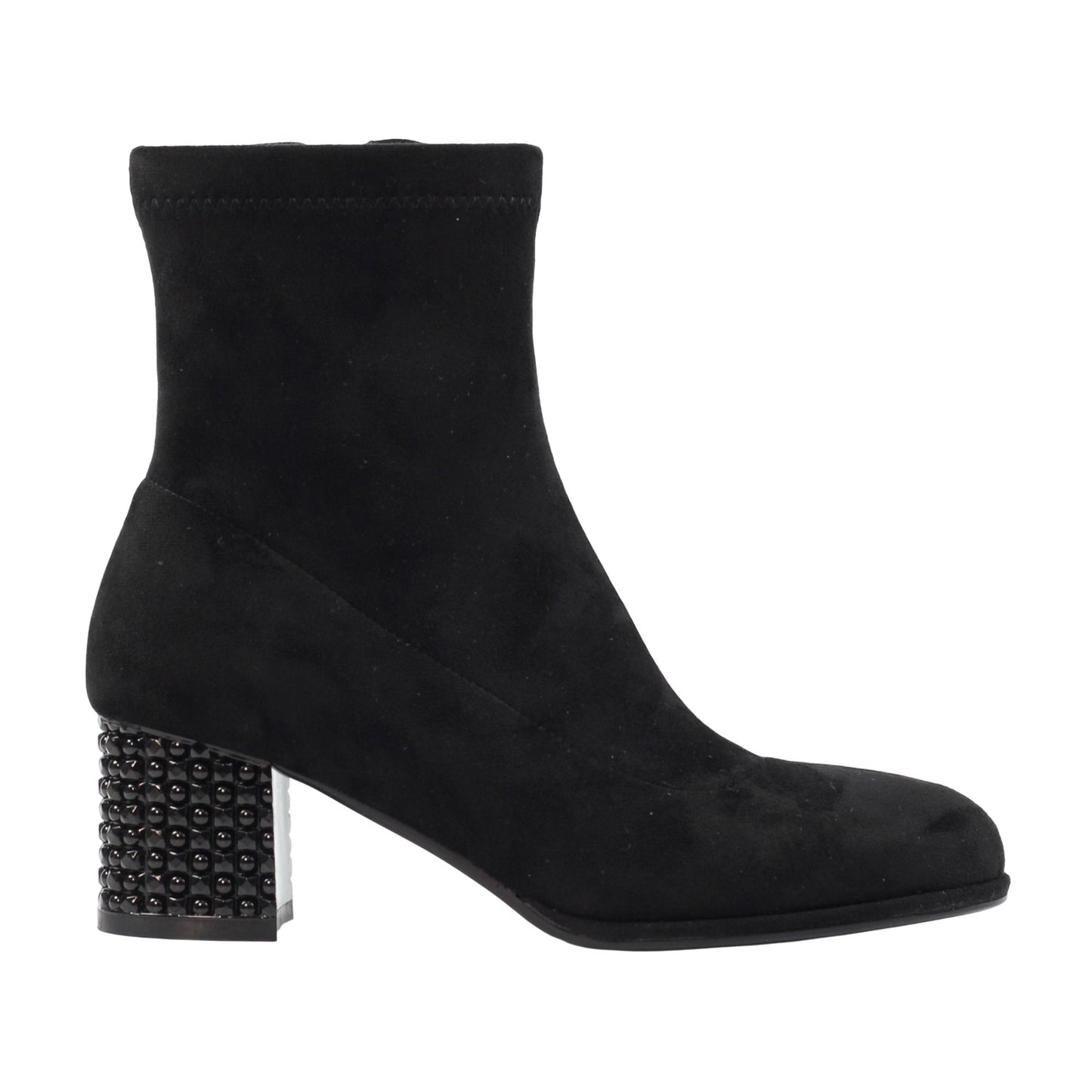 Black - Back - Lunar Womens-Ladies Sage Ankle Boots