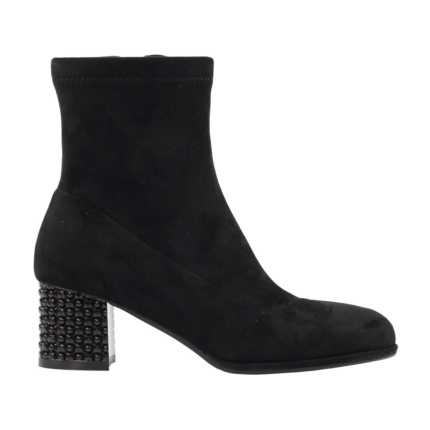 Black - Back - Lunar Womens-Ladies Sage Ankle Boots