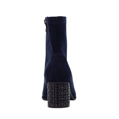 Blue - Back - Lunar Womens-Ladies Sage Ankle Boots