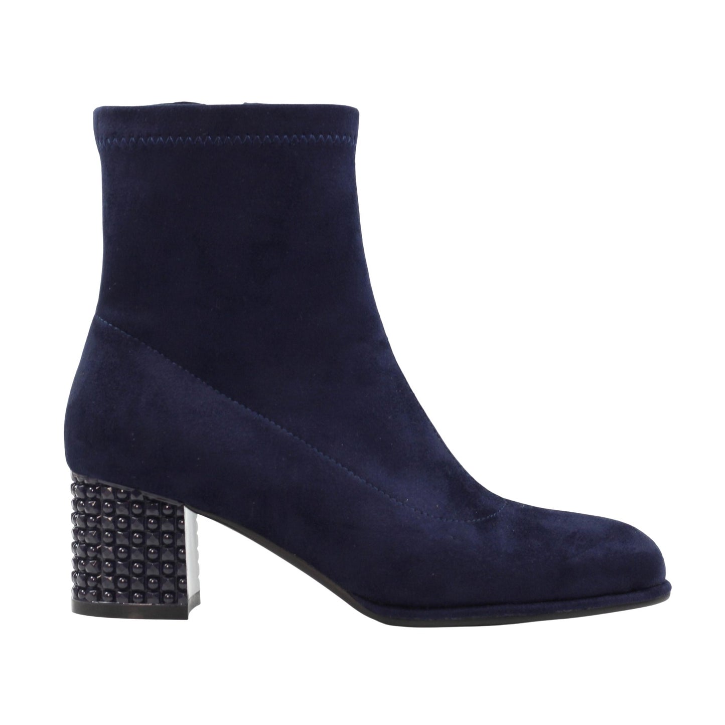 Blue - Side - Lunar Womens-Ladies Sage Ankle Boots