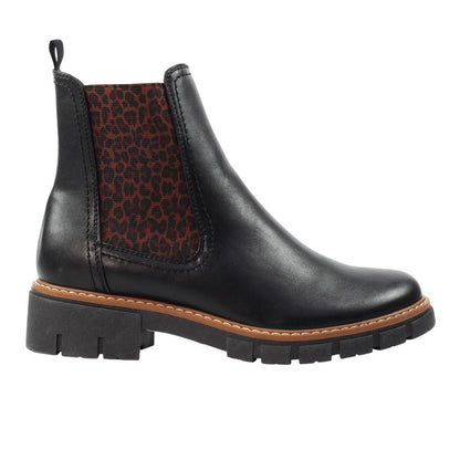 Black - Side - Lunar Womens-Ladies Ribble Ankle Boots