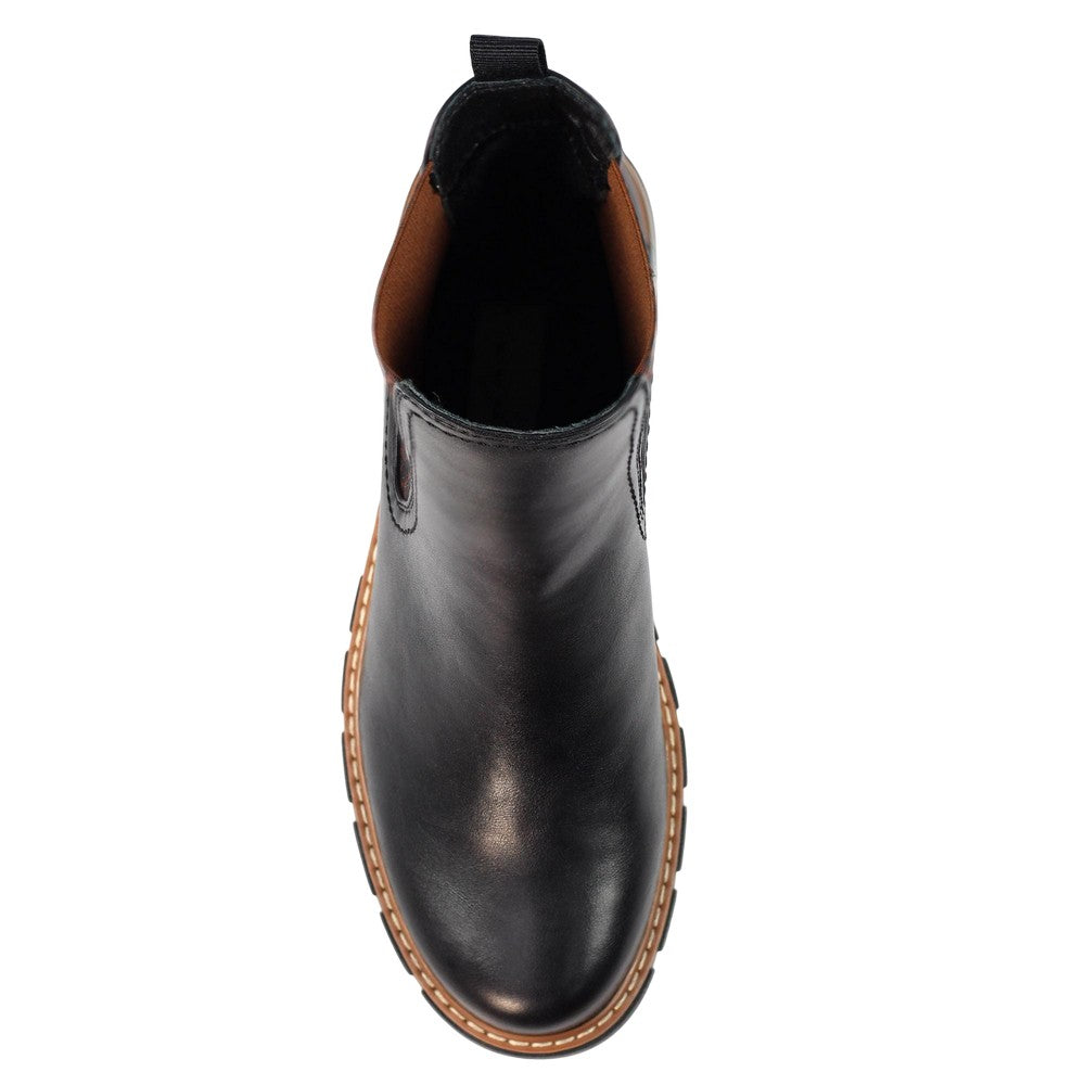 Black - Pack Shot - Lunar Womens-Ladies Ribble Ankle Boots