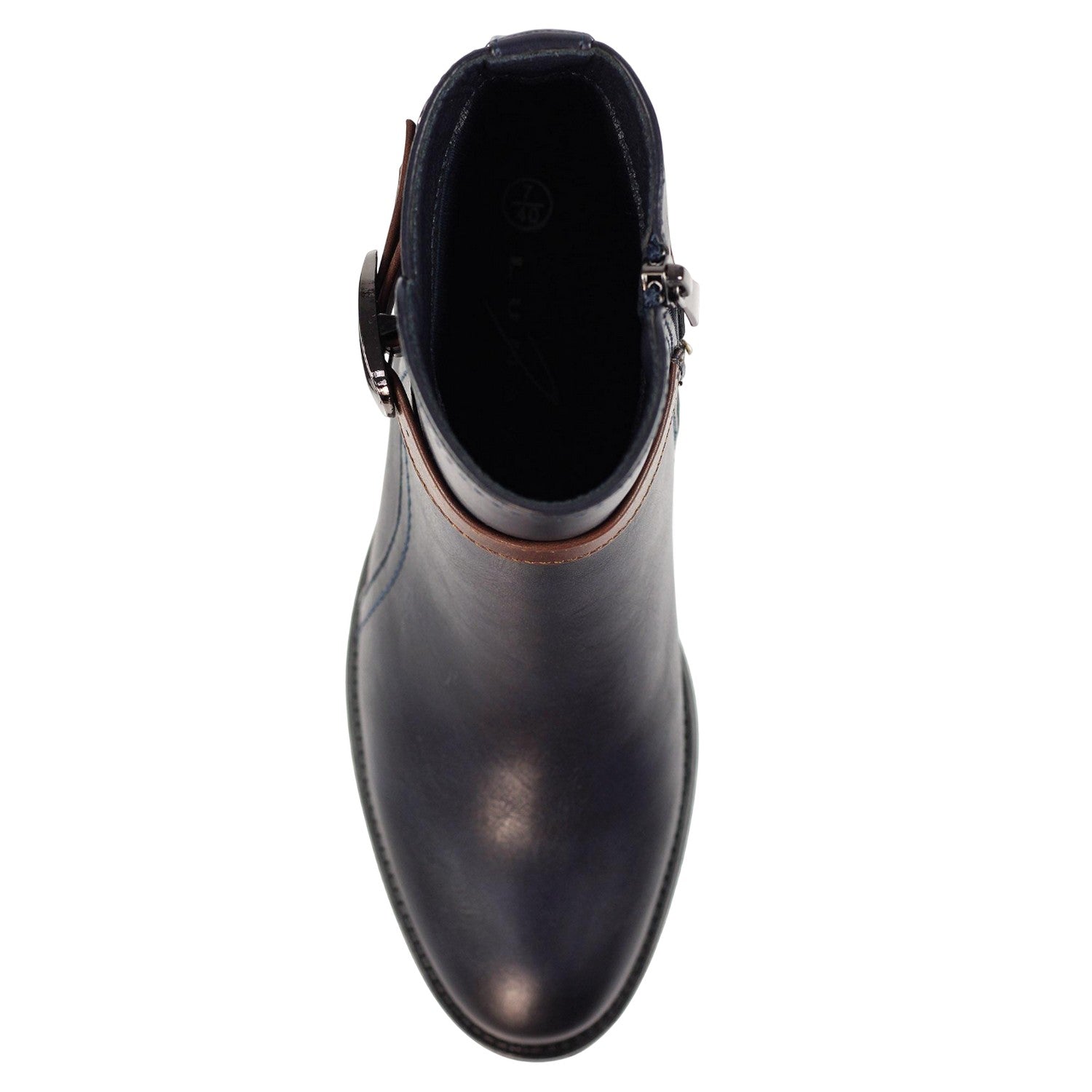 Blue - Pack Shot - Lunar Womens-Ladies Cassie Ankle Boots