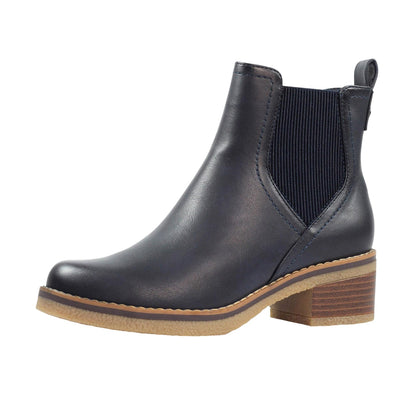 Blue - Side - Lunar Womens-Ladies Conrad Ankle Boots