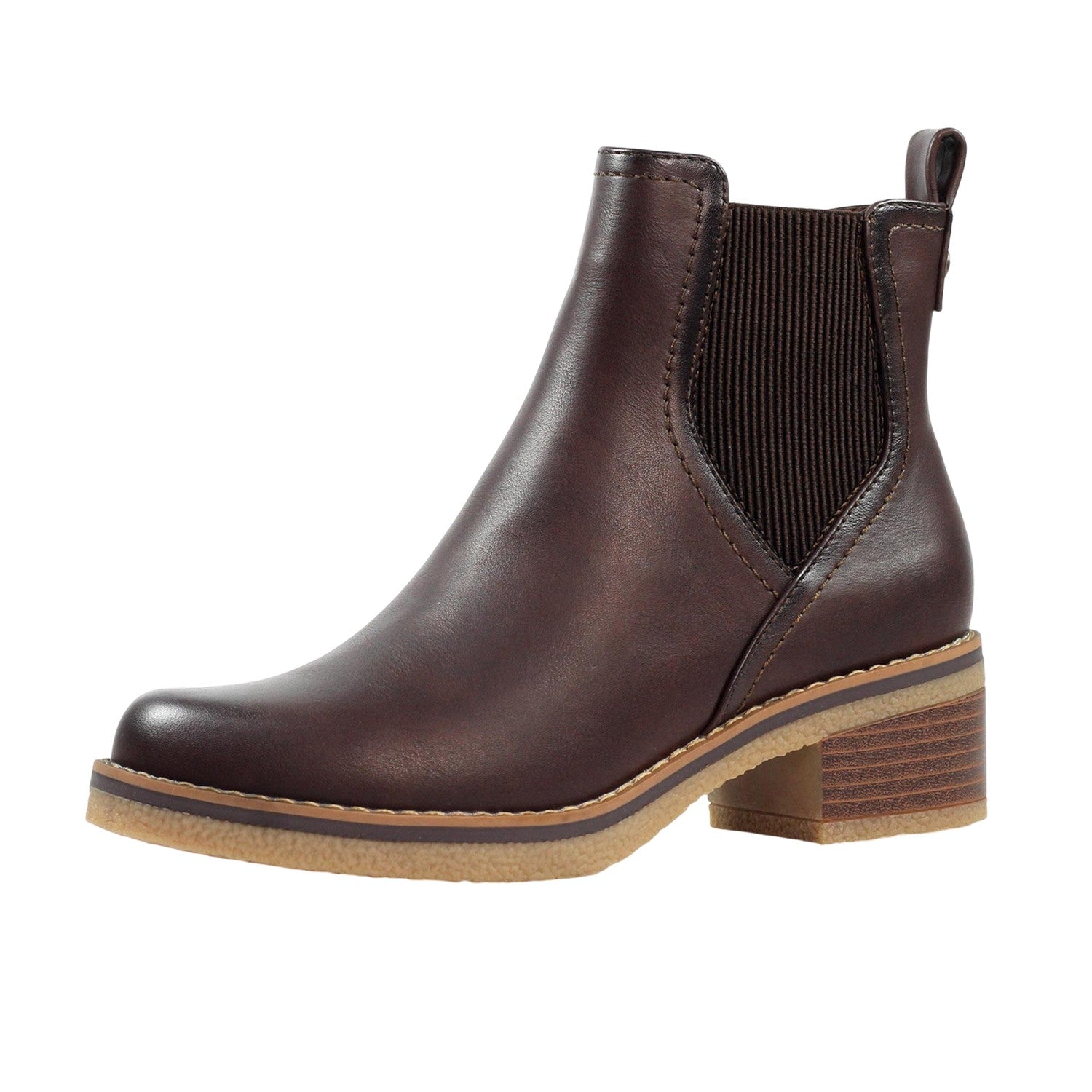 Brown - Lifestyle - Lunar Womens-Ladies Conrad Ankle Boots
