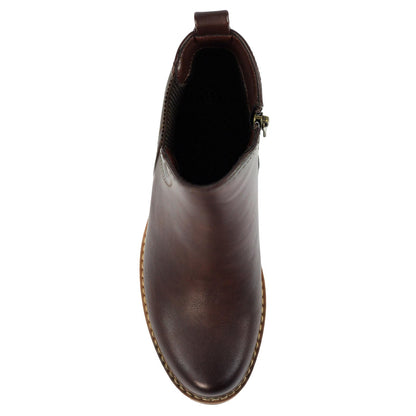Brown - Pack Shot - Lunar Womens-Ladies Conrad Ankle Boots