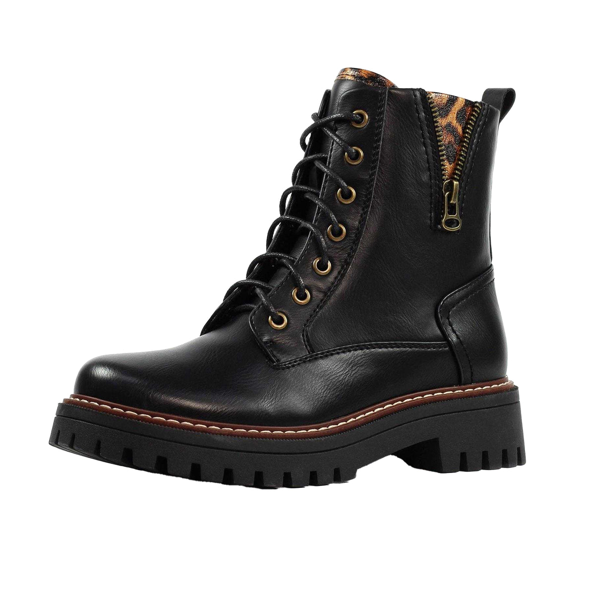 Black - Lifestyle - Lunar Womens-Ladies Colorado Ankle Boots