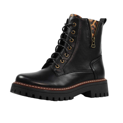 Black - Lifestyle - Lunar Womens-Ladies Colorado Ankle Boots