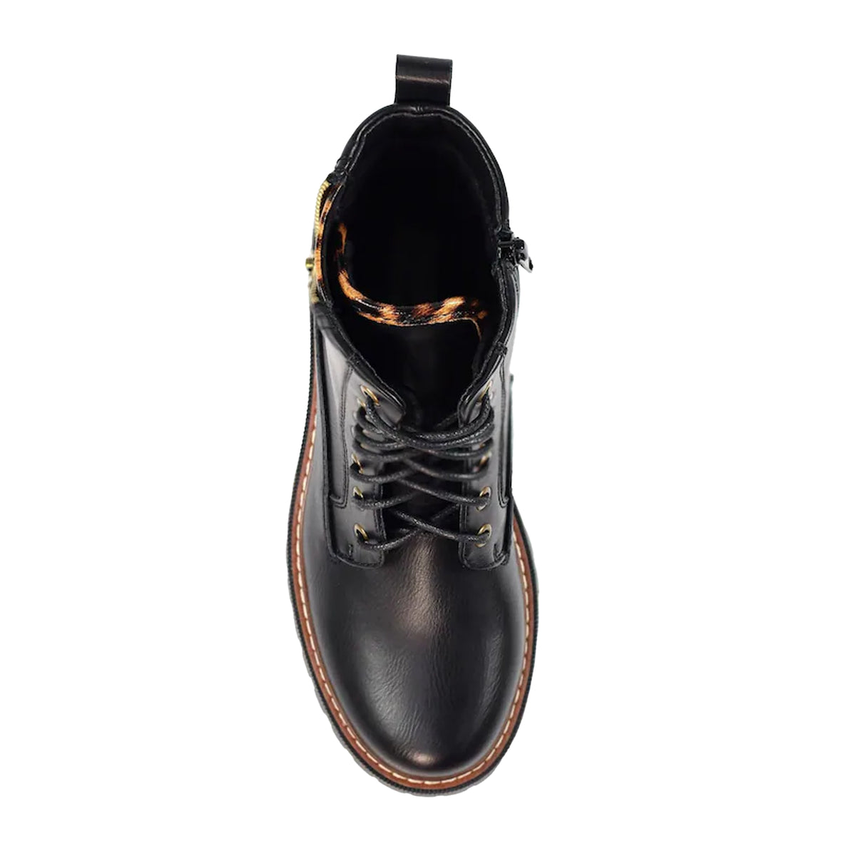 Black - Pack Shot - Lunar Womens-Ladies Colorado Ankle Boots
