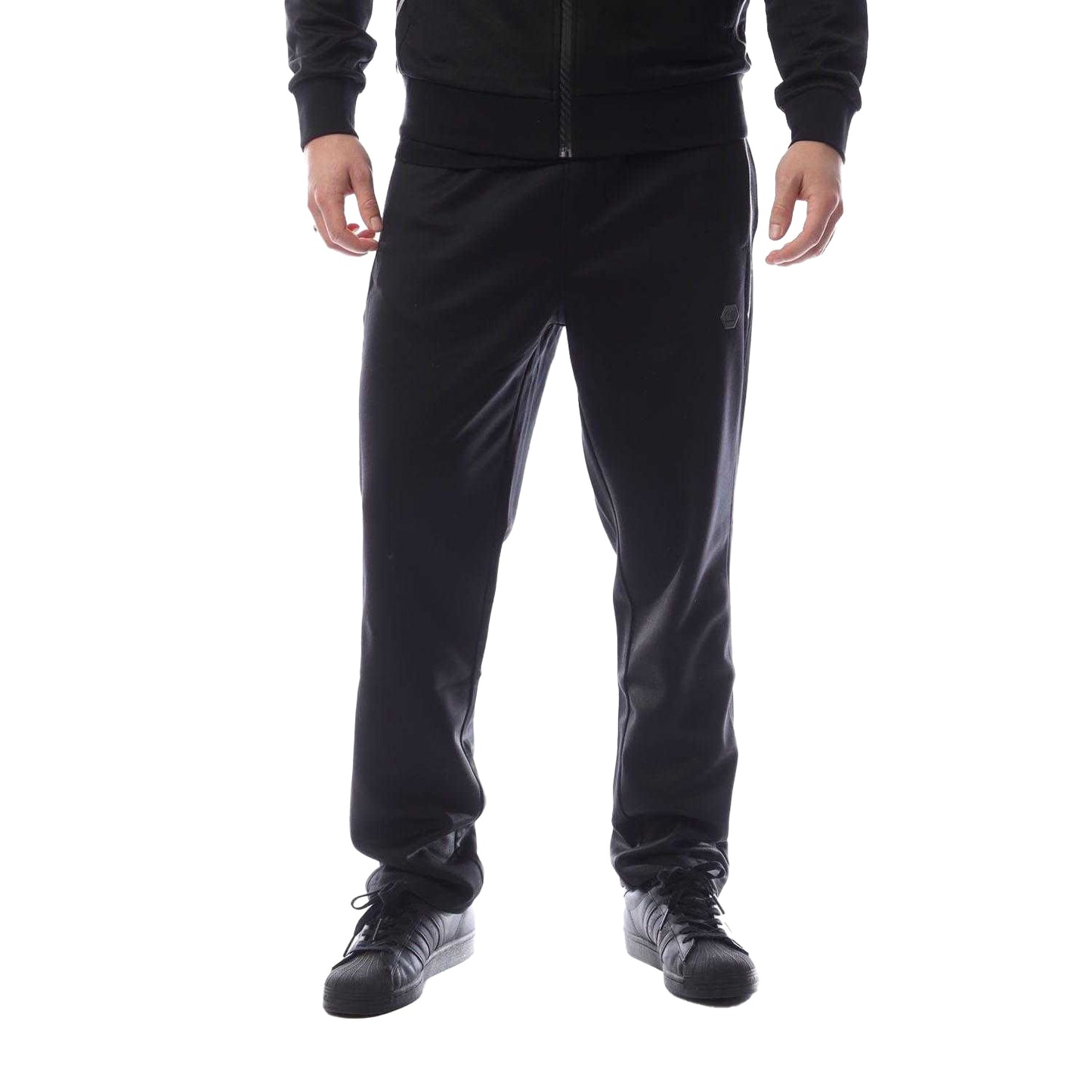 Black - Front - Cruyff Mens Obsidian Jogging Bottoms