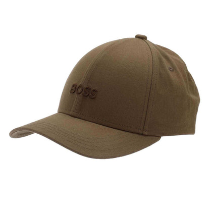 Brown - Side - Boss Ari Embroidered Logo Baseball Cap