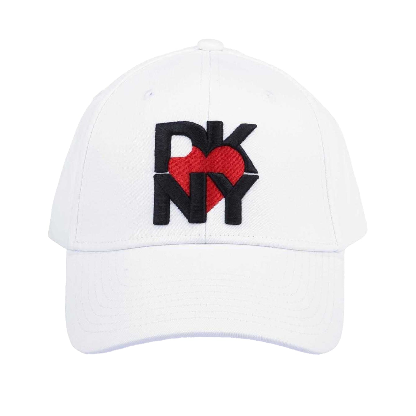 White - Side - DKNY Logo Baseball Cap