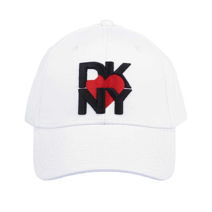 White - Side - DKNY Logo Baseball Cap