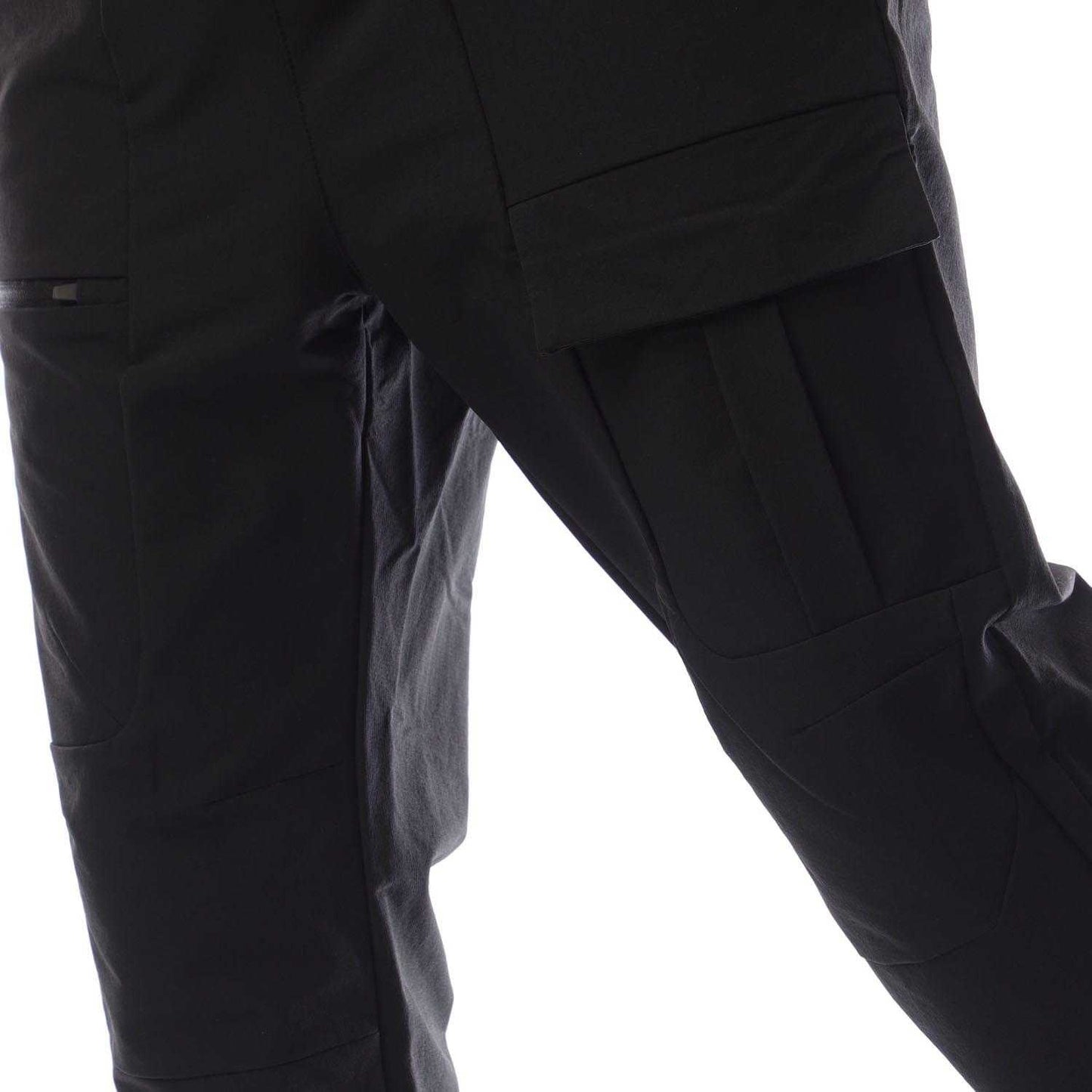 Black - Side - Cruyff Mens Kreo Woven Jogging Bottoms