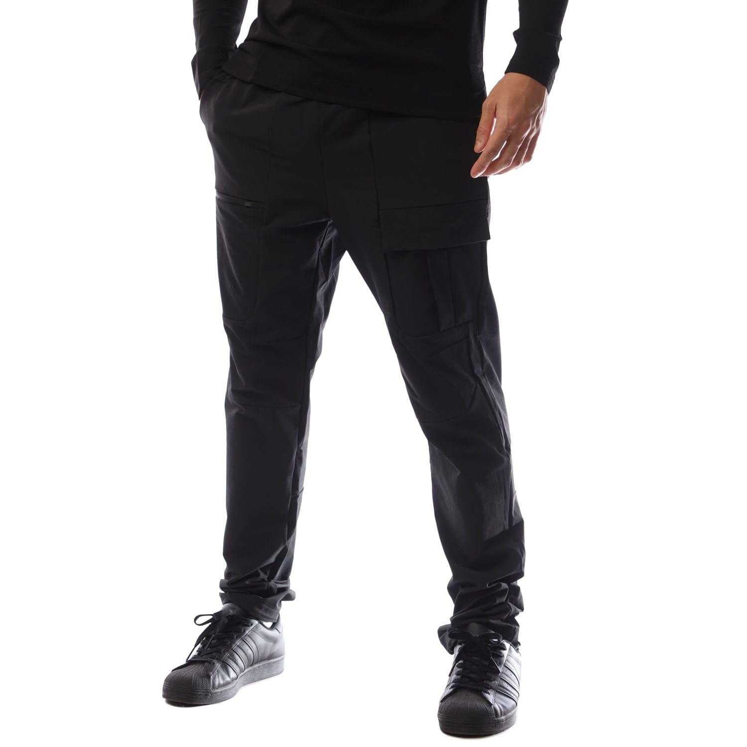 Black - Front - Cruyff Mens Kreo Woven Jogging Bottoms