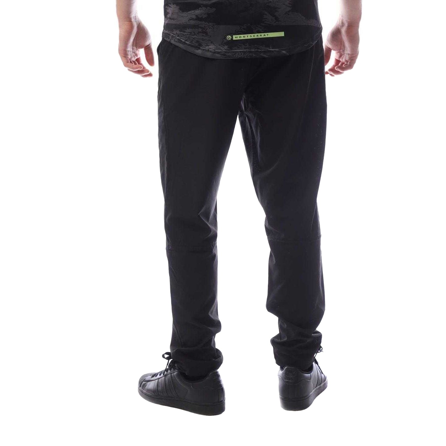 Black - Back - Cruyff Mens Transverse Woven Jogging Bottoms