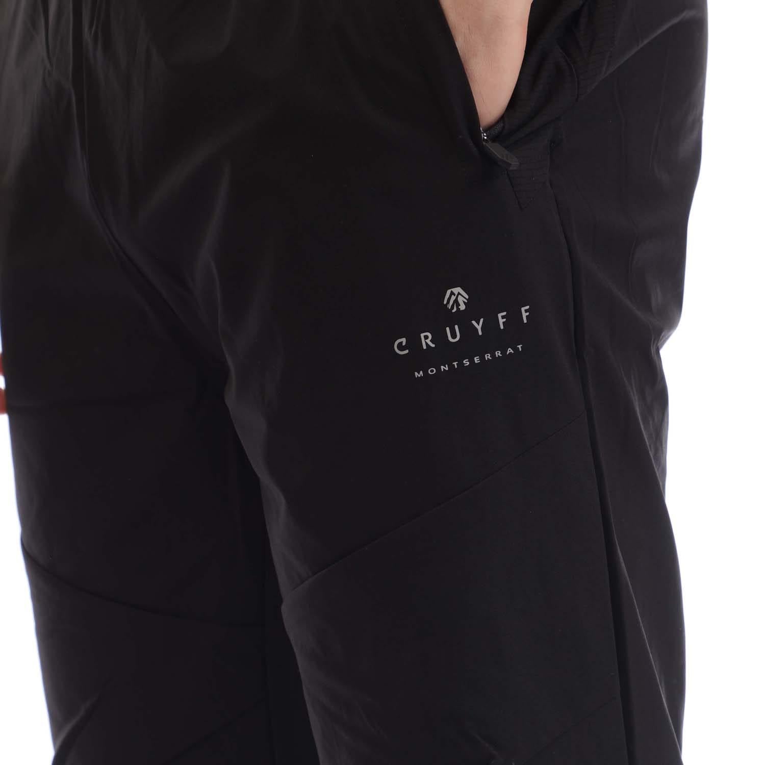 Black - Lifestyle - Cruyff Mens Surveyor Jogging Bottoms