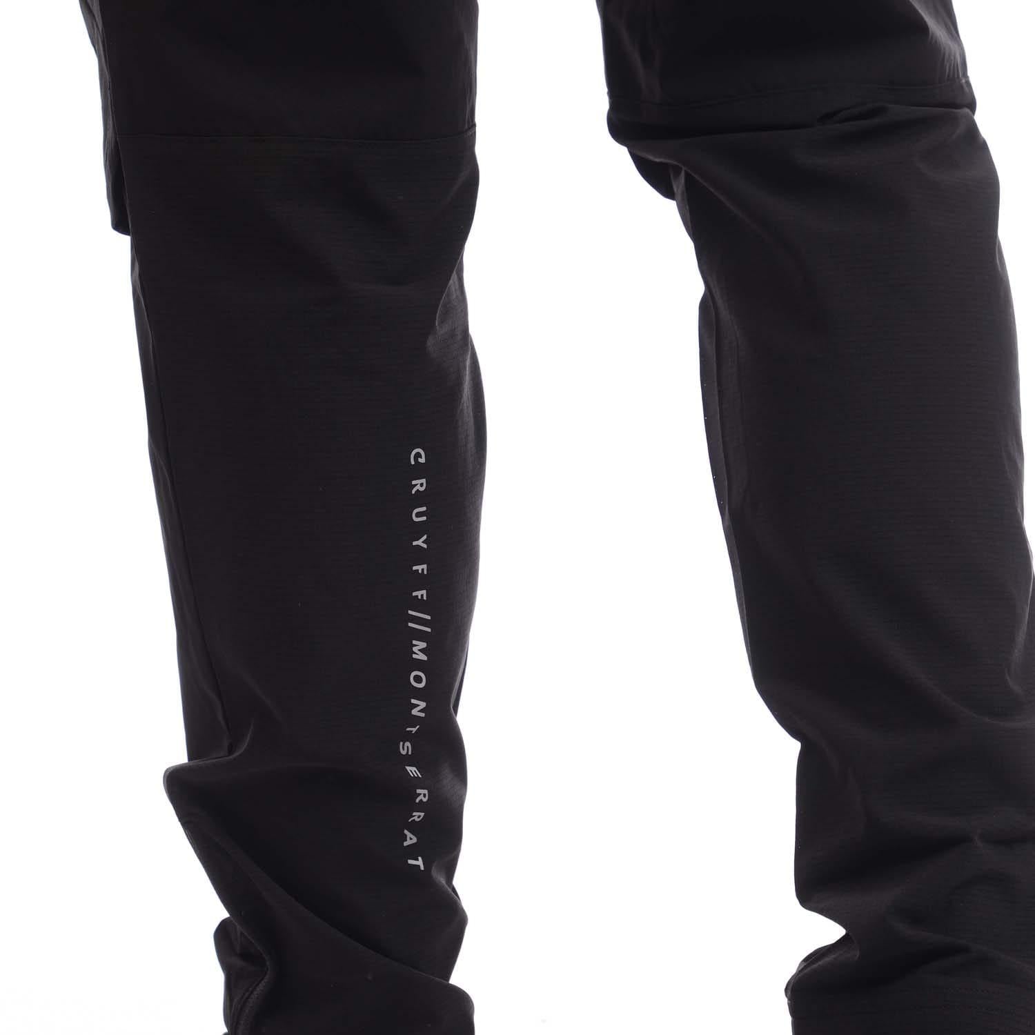 Black - Pack Shot - Cruyff Mens Surveyor Jogging Bottoms