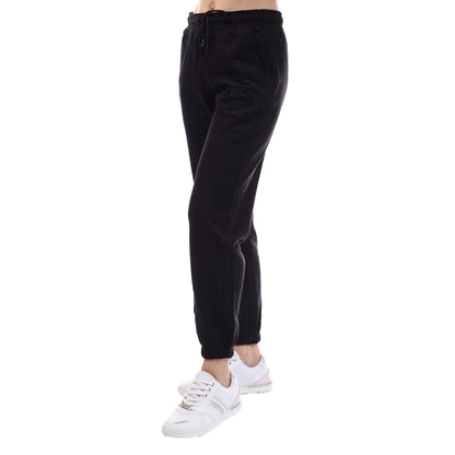 Black - Lifestyle - DKNY Womens-Ladies Varsity Logo Jogging Bottoms