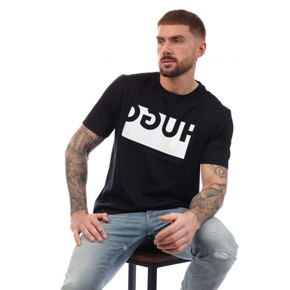 Black - Lifestyle - Hugo Mens Doguh T-Shirt