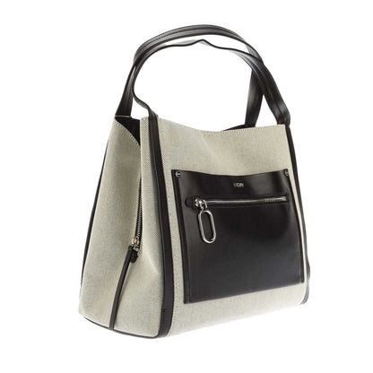 Black - Side - DKNY Nala Hobo Shoulder Bag