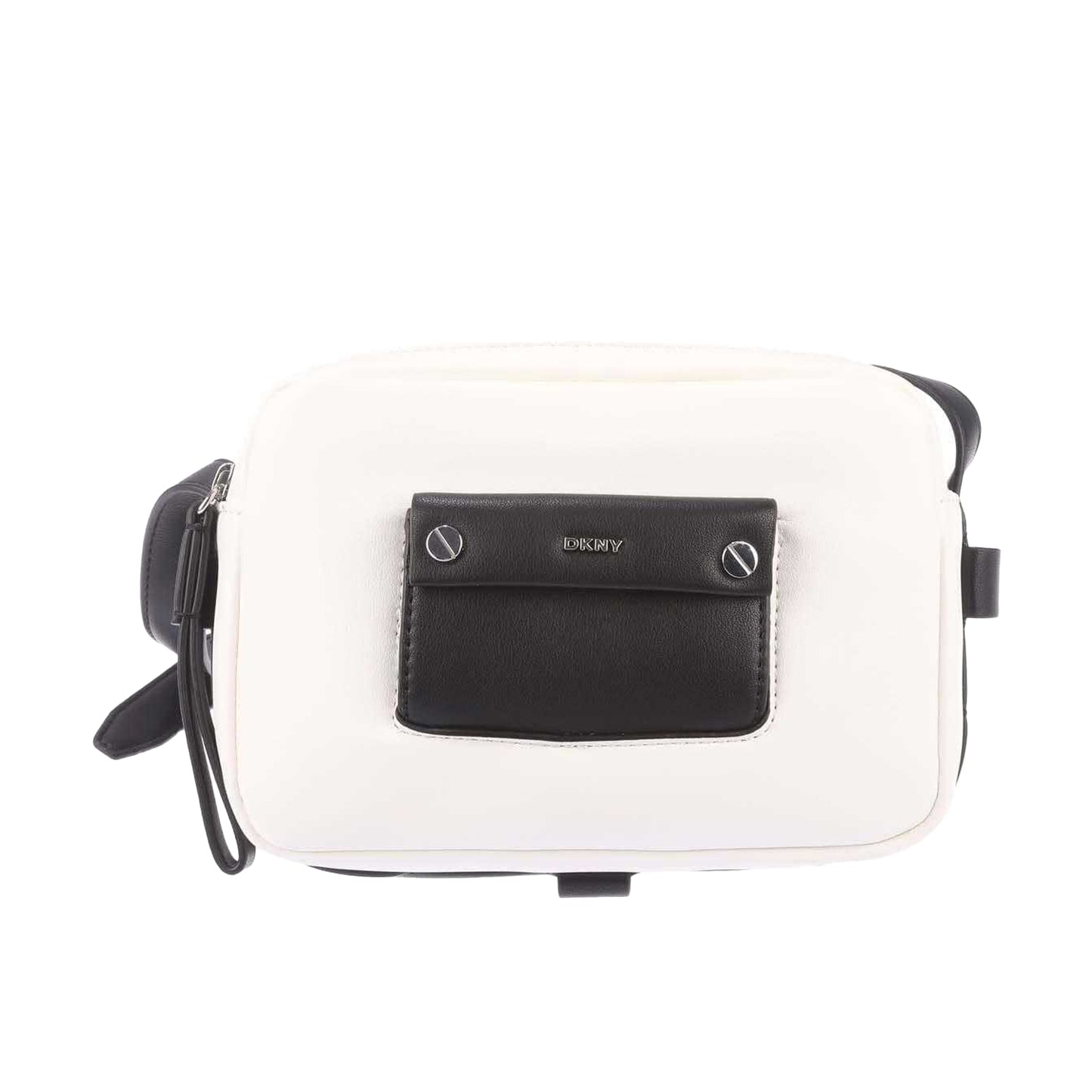 White-Black - Front - DKNY Ara Dz Cross Body Camera Bag