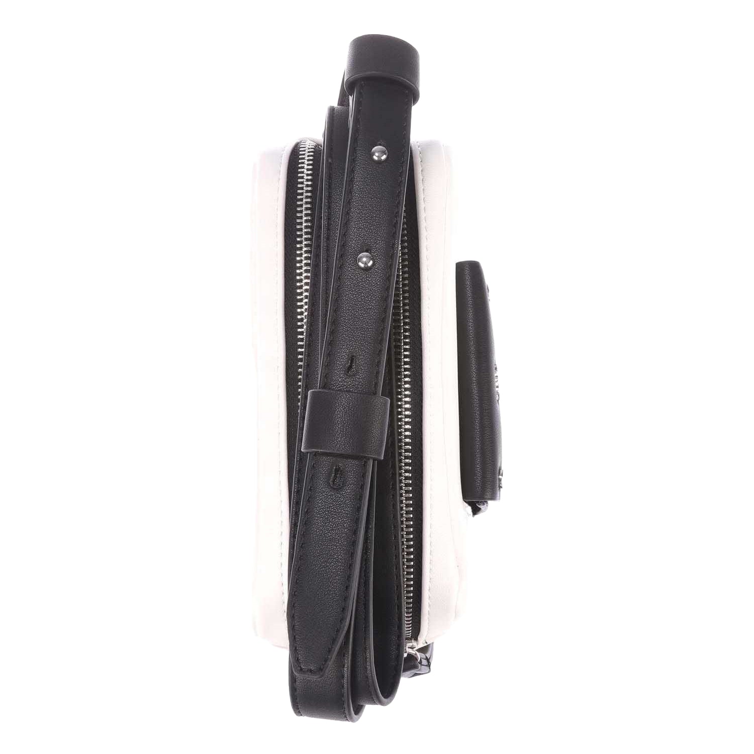 White-Black - Pack Shot - DKNY Ara Dz Cross Body Camera Bag