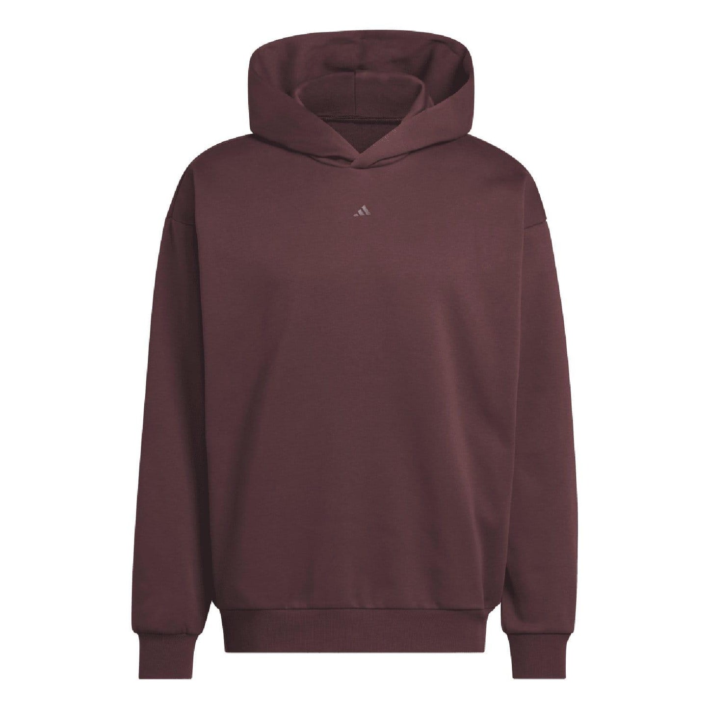 Red - Back - Adidas Unisex Adult Fleece Basketball Hoodie