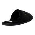 Black - Back - SikSilk Womens-Ladies Embroidered Logo Slippers