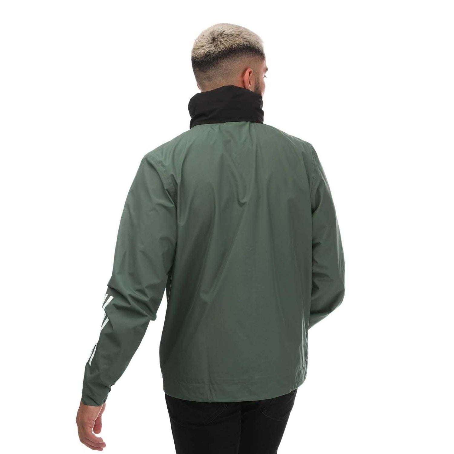 Green-Black - Back - Adidas Mens Stripe Jacket