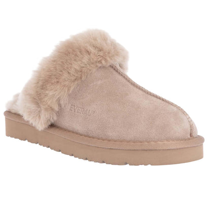 Brown - Front - EverAu Womens-Ladies Raven Slippers