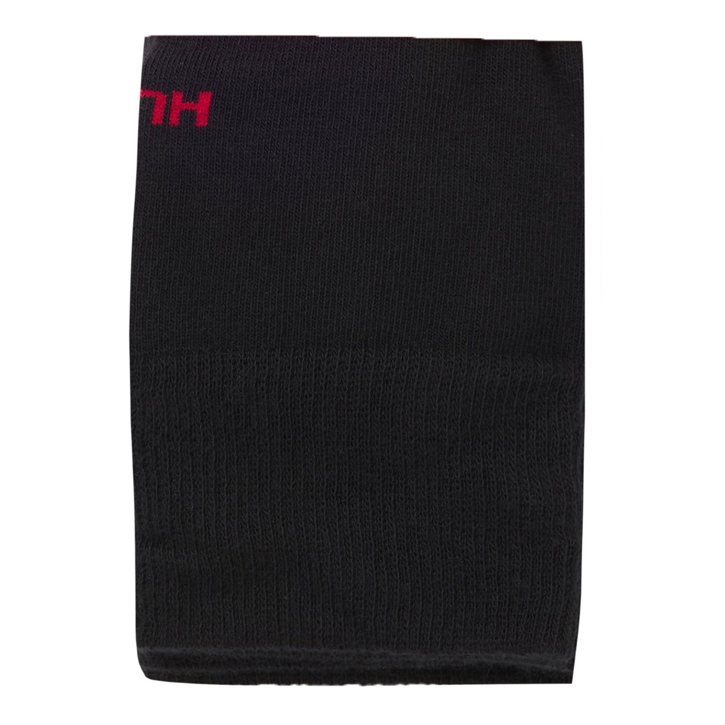 Black - Side - Hugo Unisex Adult Plain Logo Socks (Pack of 3)