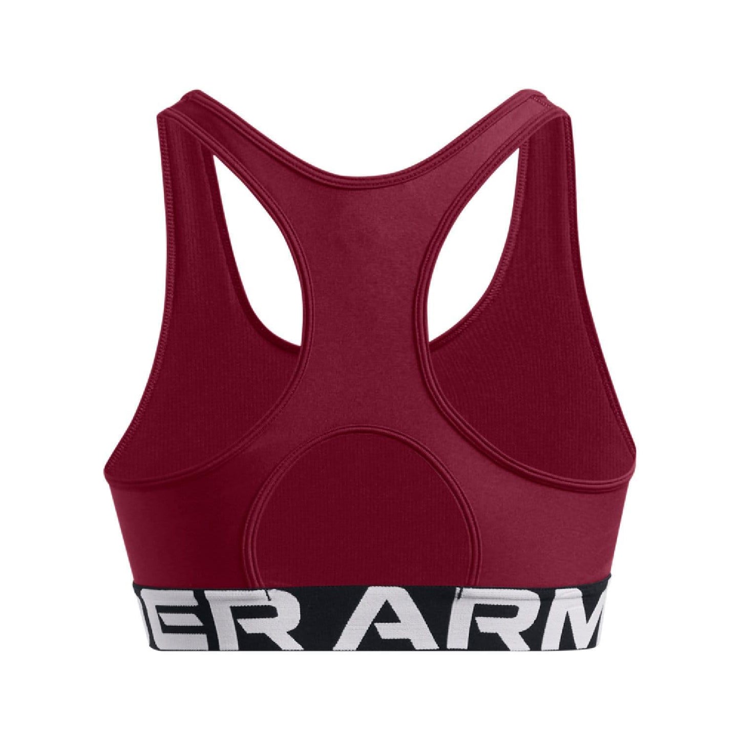 Red - Back - Under Armour Womens-Ladies HeatGear Sports Bra