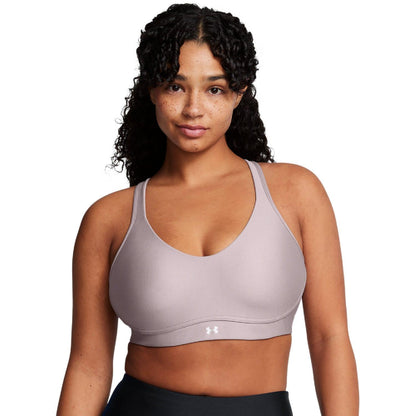 Grey - Lifestyle - Under Armour Womens-Ladies Infinity 2.0 Low Support Sports Bra