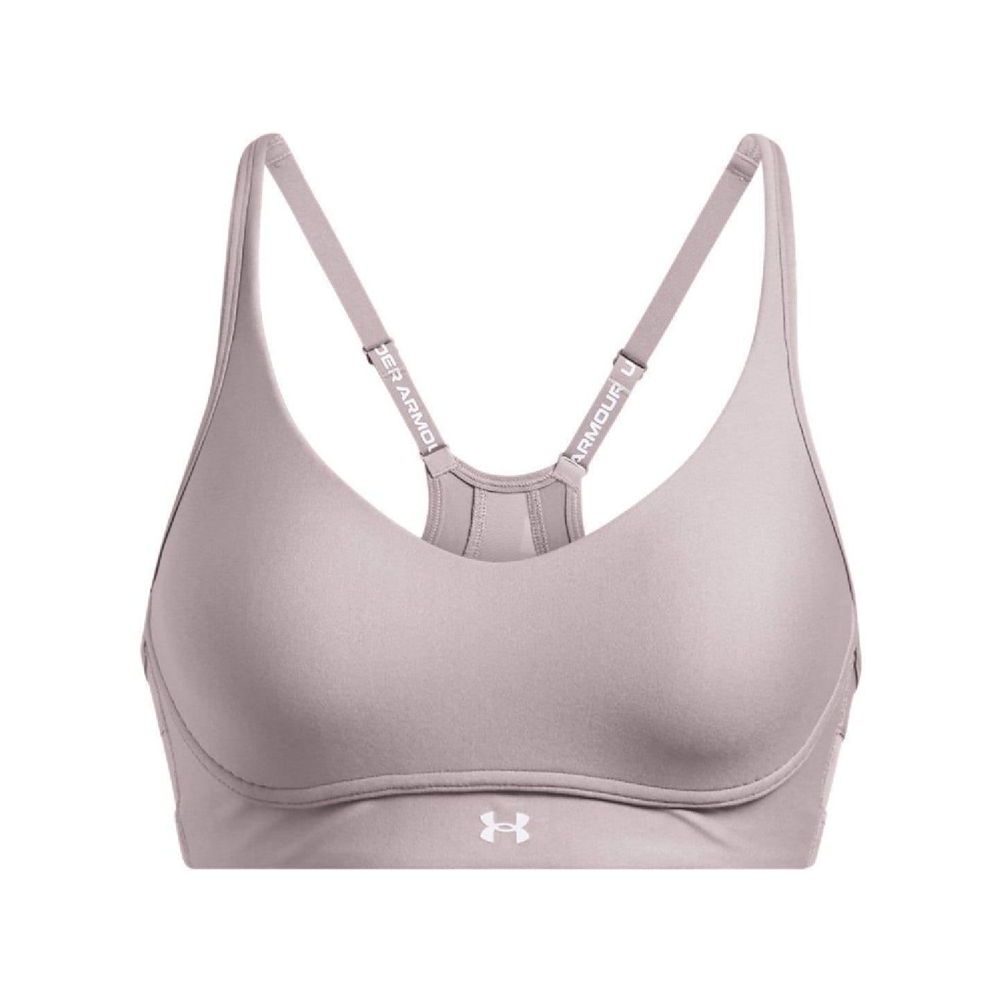 Grey - Front - Under Armour Womens-Ladies Infinity 2.0 Low Support Sports Bra