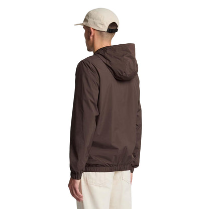 Green - Back - Lyle & Scott Mens Tonal Eagle Hooded Bomber Jacket